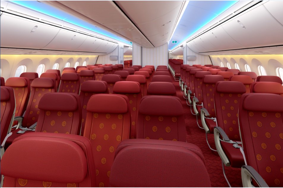 New Interior Design On Board Hainan Airlines Boeing 787 9