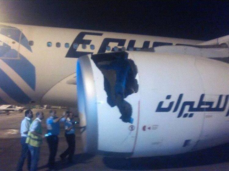 Egyptair Airbus A330 200 Su Gci Engine Failure On Take Off Cairo Airport Aviation24 Be