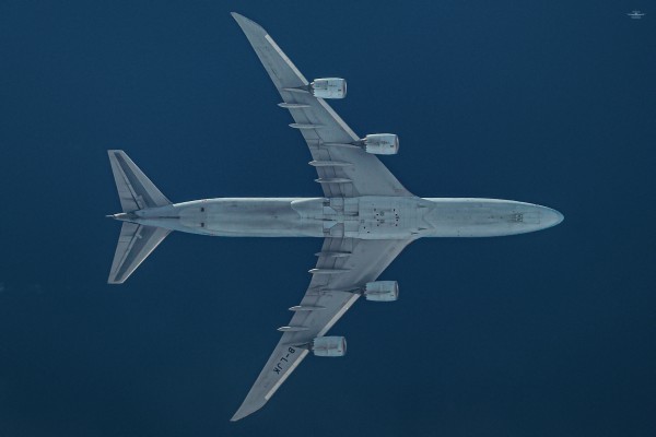 Cathay Pacific Cargo<br />Boeing 747-867(F)<br />B-LJK<br />AMS-DEL<br />2020.07.09.<br />Balmazujvaros, Hungary