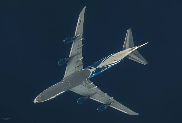 AirBridgeCargo<br />Boeing 747-8HV(F)<br />VQ-BGZ<br />LEJ-SHJ<br />FL410<br />2020.07.26.<br />Balmazujvaros, Hungary