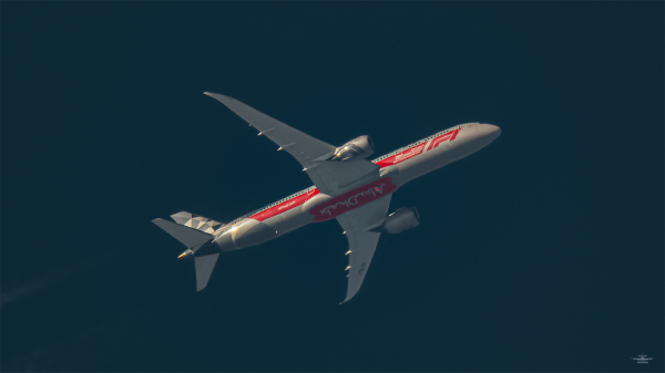 Etihad Airways<br />Boeing 787-9 DREAM)LINER<br />(Abu Dhabi Grand Prix Livery)<br />A6-BLV<br />2020.09.10.<br />Balmazújváros, Hungary