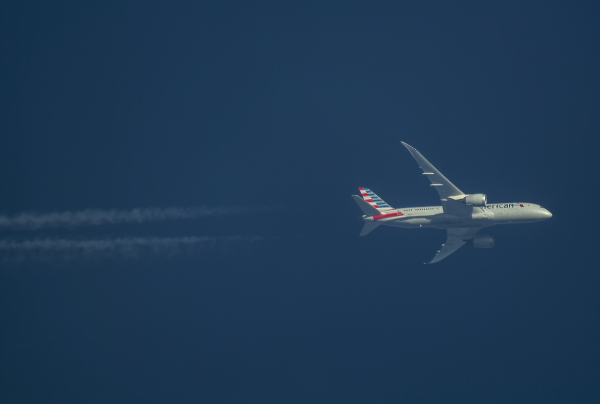 AMERICAN BOEING 787 N802AN ROUTING CHICAGO--FRANKFURT AS AA9723  40,000FT.