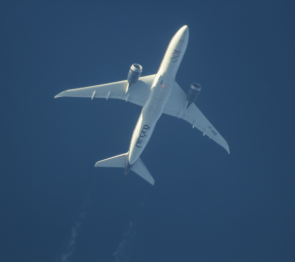 ROYAL JORDANIAN BOEING 787 JY-BAB ROUTING EAST AS RJ264  CHICAGO--AMMAN  41,000FT.