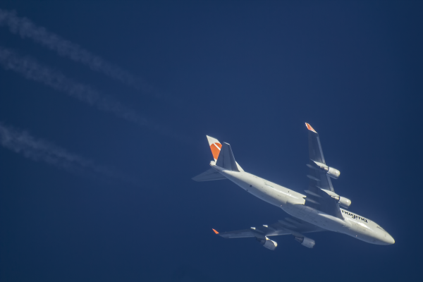 MAGMA AVIATION BOEING 747-4F  TF-AMN ROUTING JFK--LIEGE AS ABD301    37,000FT.