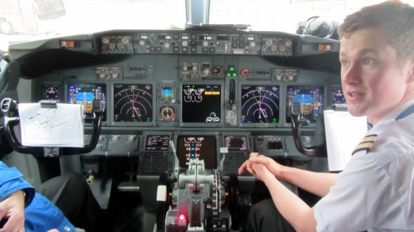 Nice chat with the pilot from Dublin and the copilot from Manchester