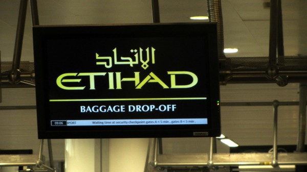 ... and since I had already printed my boarding passes, this was mine: almost empty