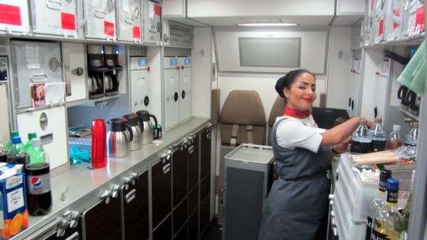 The aft galley