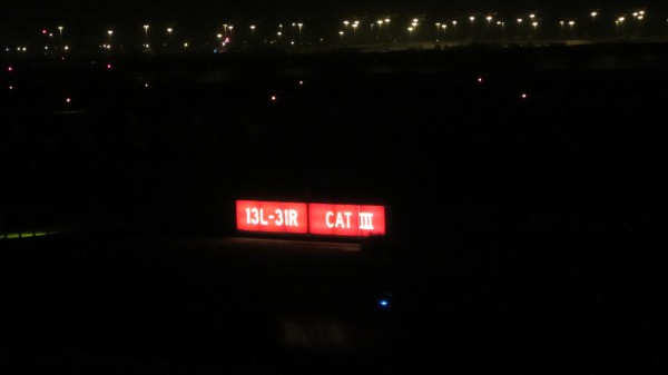 Runway 13L for departure