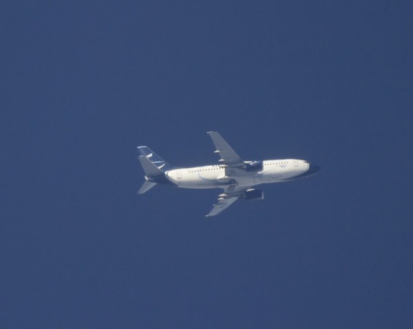 Blue Panorama 733 (I-BPAI) flying at 33,000 ft from TRN to ??