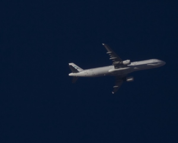 Air Mediterranée A321 (F-GYAP) flying at 35,000 ft from LYS to HER