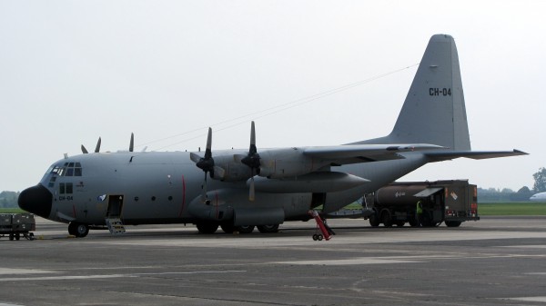 Belgian C-130 CH-04 (CH stands for Cargo Hercules)