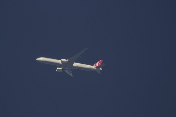 Turkish Airlines 773 (TC-JJL) flying at 32,000 ft from IST to JFK