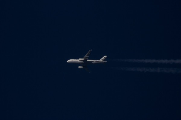 Aegean A320 (SX-DGC) flying at 36,000 ft from ATH to MXP