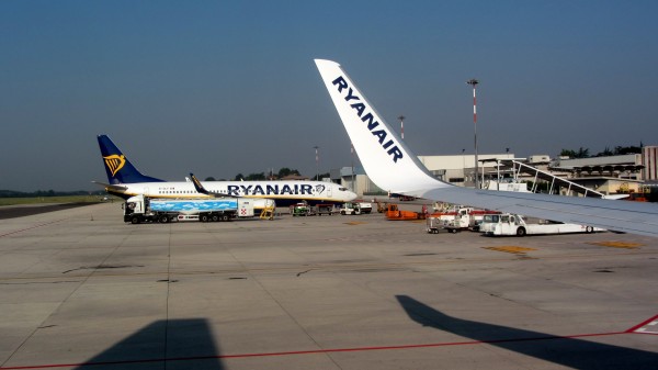 Only two planes at Treviso: ours and another Ryanair (the airport is used only by Ryanair and Wizz Air)