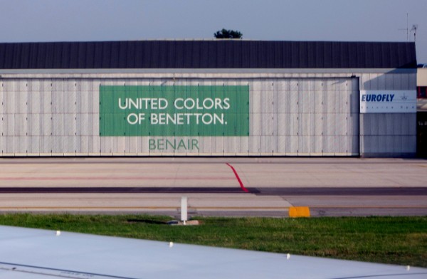 The Benetton hangar at Treviso