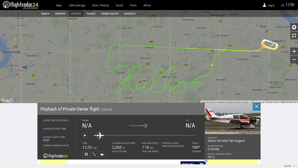 luchtzak Hello on Flightradar 2 dec 2016.jpg