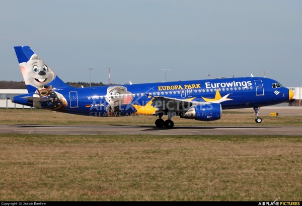 Eurowings A320 D-ABDQ "Europa Park"