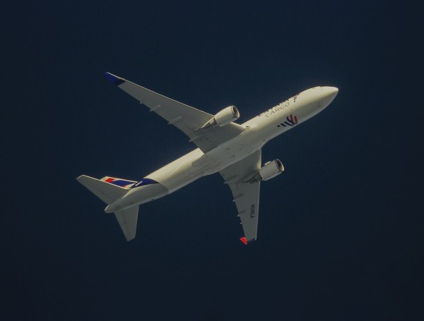 LATAM CARGO COLOMBIA BOEING 767C N536LA ROUTING EAST AS LCO1509 -MIAMI--BRUSSELS   31,000FT.