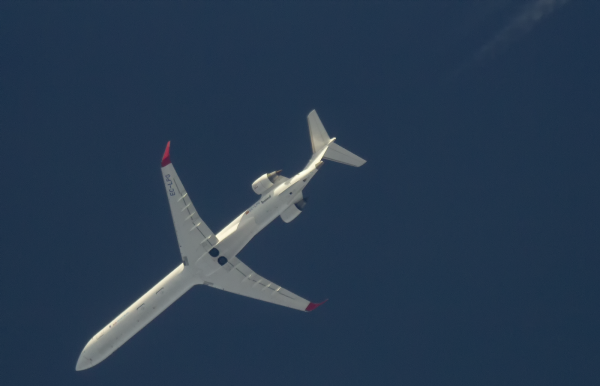 BOMBARDIER CRJ-1000 EC-LPG ROUTING NORTHEAST AS IB2363  MAHON--DUBLIN  34,000FT.