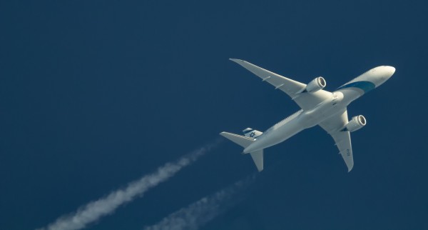 EI AL ISRAEL AIRLINES BOEING 787-9 4X-EDA ROUTING JFK NEW YORK-TLV TEL AVIV AS LY14  37,000FT.