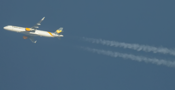 THOMAS COOK AIRLINES AIRBUS A321  OY-TCI ROUTING MALMO-GRAN CANARIA AS VKG1458   34,000FT.