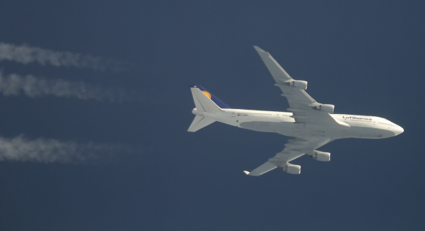 LUFTHANSA BOEING 747 D-ABVX ROUTING ORLANDO-FRANKFURT AS LH465    38,000FT.