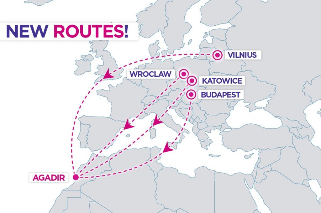 Карта полетов wizz